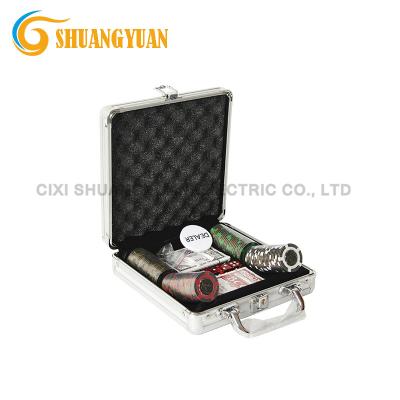 China Poker Chip Set With Aluminum Case, 100pcs Metal ABS Poker Chip 16g for sale