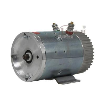 China 24V 2.2kw Totally Enclosed Hydraulic DC Brush Motor For Work Platform Electric DC Motor For Hydraulic Power Unit for sale