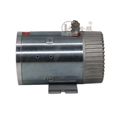 China 12V 24V 1.6KW 2.2KW Totally Enclosed Hydraulic DC Brush Motor For Work Platform Electric DC Motor For Hydraulic Power Unit for sale