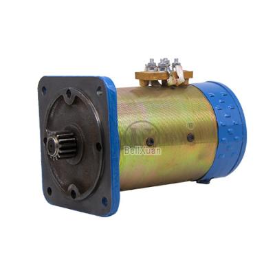 China High Quality Totally Enclosed 60V 1500W Brush DC Gear Motor For Electric Tricycle Electric Car for sale