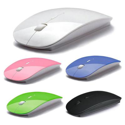 China Ultra-thin 2.4Ghz Dual Mode 2 Gaming In 1 BT 5.0 Wireless Mouse 1600 DPI Ergonomic Wireless Colorful Portable Laptop Mouse Optical Mouse for sale