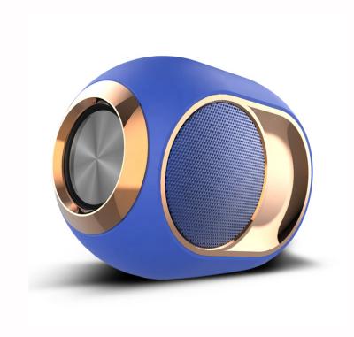 China No Tooth X6 Blue Tooth Speakers Blue Tooth Speakers TWS Subwoofer Music Cart Home Theater Car Metal Egg Portable Wireless Mobile Speaker for sale