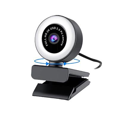 China Computer Meeting Laptop PC 1080 Full HD Brightness USB Plug and Play Video Full Vapor USB Webcam Camera Ring Light Adjustable Webcam for sale