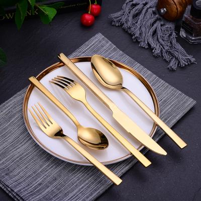 China Viable Outdoor Camping Flatware Mirror Polih Bulk Slverware Flatware 18/0 Stainless Steel Flatware Set for sale