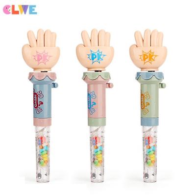 China Yellow Rock-Paper-Scissors Intelligence Candy Toy Toy Rock-Paper-Scissors Without Candy for sale