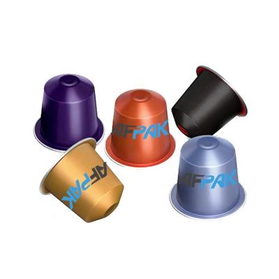 China Shanghai AFPAK aluminum material empty aluminum capsule for nespresso coffee for sale