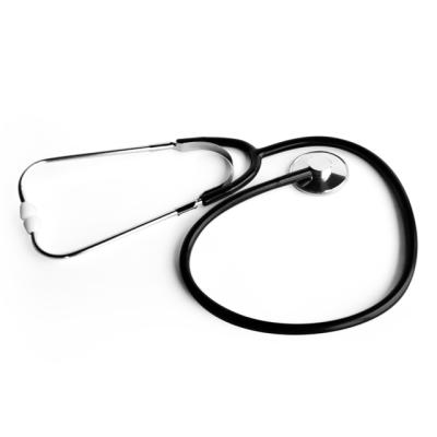 China Metal Stethoscope Aluminum Single Head Medical Stethoscope Lightweight Stethoscopes Home Use for sale