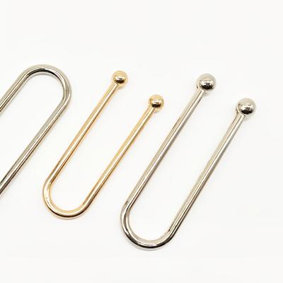 China Metal Open Ring Buckle Of Women U Shaped Bikini Connector Luxury Sexy Zinc Alloy Bra Accessories for sale