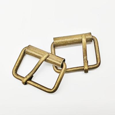 China Other Ring Metal Belt Adjustable Pin Buckles Tri Sliding Strap Hardware Accessories For Handbags Bags for sale