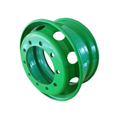 China Disc material380CL Diameter 275'' Forged Aluminum Wheels Machine Finished Polished Heavy Duty Truck Wheel zu verkaufen