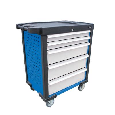 China 5 Drawer Roller Cabinet Tool Box Chest in Blue 0604103 for sale