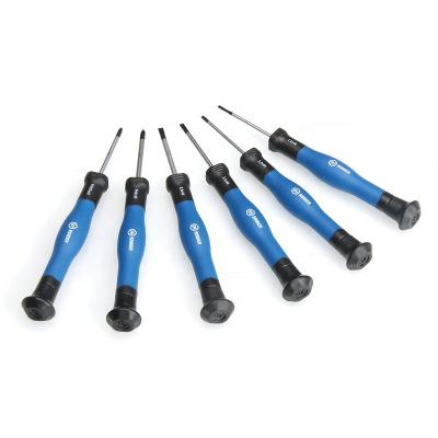 China Multifunctional Polypropylene 6 Pcs Repair Tool Kit Precision Screwdriver Set for sale