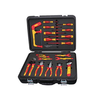 China Multi Functional Electric DIY Tools 98 Piece 1000v VDE Insulated Tool Kit For Power Car Repair for sale