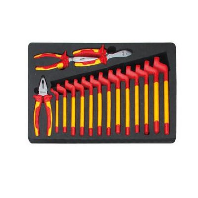 China Multi Functional Electric DIY Tools 66 Piece 1000v VDE Insulated Tool Kit For Power Car Repairing For Tool Cabinet Use for sale