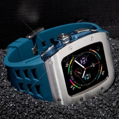 China Watch Case For Hot Selling Original Apple Iwatch Series Silicone Luxury Band Rubber Strap Used 45mm Cover Watch Case For Smart Series 1/2/3/4/5 Apple Iwatch /6/7 for sale