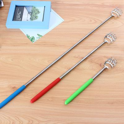 China Health Massage Bear Claws Don't Ask For Help Four-section Stainless Steel Retractable Tickling Scratcher for sale