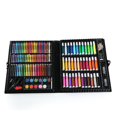 China 150 sets of modern children's brushes, watercolor pens, pencils, art graffiti, painting DIY tools gift box for sale