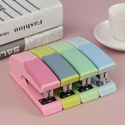 China Macaron 12 Large Modern Stapler Stapler Student Office Labor-Saving Stapler for sale