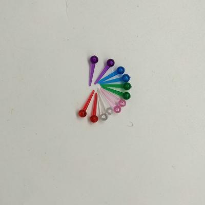 China Modern Color All Fixed Nail Environmental Friendly Material 20MM Paint Color Nail Pin Round Ball Pin Plastic Card Pin ABSL for sale