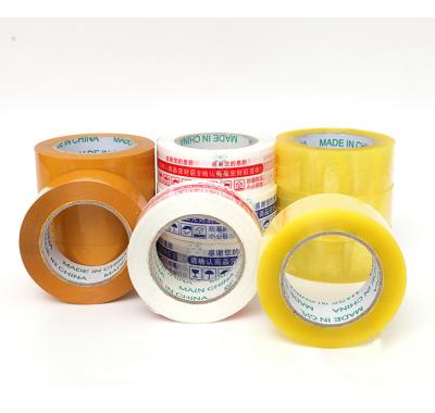 China Modern Sealing Tape 4.5cm Express Packing Glue Tape Transparent Printing Paper Adhesive Transparent Sealing Tape Beige for sale