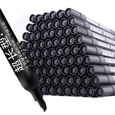 China Modern Black Oily Quick-Drying Large Pen Marker Pen Wholesale Thick for sale