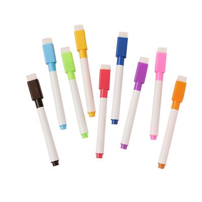 China New modern tapeless whiteboard stylus black brush easy to whiteboard pen without leaving a mark without magnetic black ink pe for sale