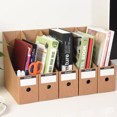 China Modern Office Supplies File Archive Box Holder Magazine Rack Wrapping Paper Office Binder Wholesale for sale