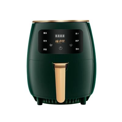 China Smart Home Air Fryer Large Capacity 4.5L Touch Screen Automatic Smokeless Multifunctional Chip Maker for sale