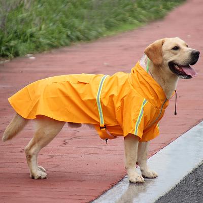 China Viable Reflective Brand Dog Raincoat Spring Rainproof Rain Proof Dog Hood Poncho Summer Pu Dog/Pet Hood Poncho for sale