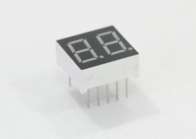 China 0.52 Inch 2 digit 7 segment display Yellow Green emitting color seven segment display for sale