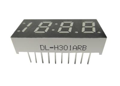 China 0.32 Inch Super Red LED Digital Display 4 Digital 7 Segment Triple Half 4 Bit 20 Pin for sale