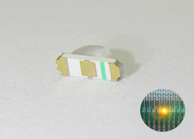 China Super Yellow Color SMD Chip LED Diode 75mW AlGaInP Chip Material Indicator Applied for sale