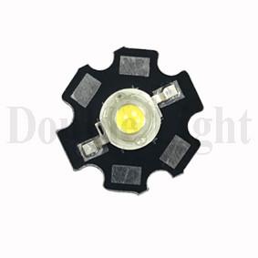 China High Power White SMD LED PCB Board 20mm*20mm With Lens Diameter 5.4mm CCT 5000-6000K for sale