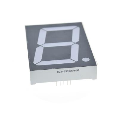 China Super Bright Single Digit Display , 2.30 Inch Led 7 Segment Display Long Lifespan for sale