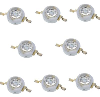 China 730nm Peak Emission Wavelength Emitting UV LED Diode 1W/3W High Power for sale