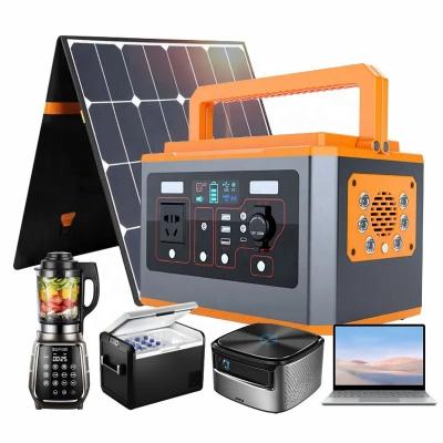 China Original Solar Backup Home Supply Energy Storage Original Lithium Battery Outlets AC/dc Generator Wireless Factory Charging Portable Power Station for sale