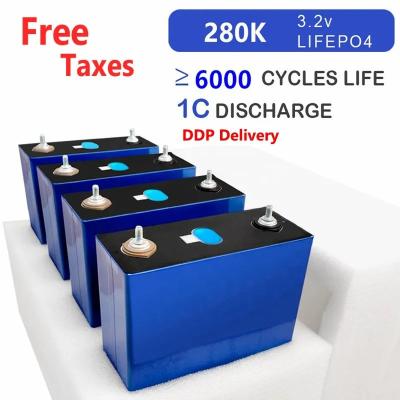 China Hotselling Lifepo4 3.2v 100ah 202ah 230ah 280ah 300ah Power Tools Prismatic Battery Cell For RV Storage Lifepo4 Solar Power Battery for sale