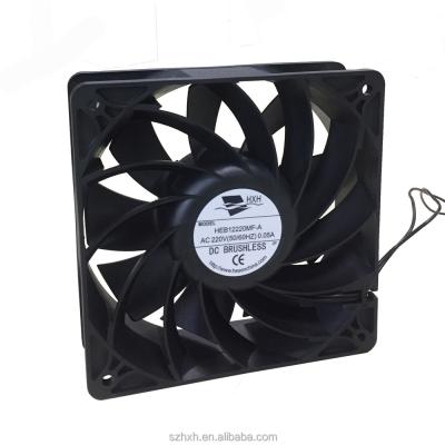 China EC 100V-240V plastic fan 120mm waterproof axail fan for sale