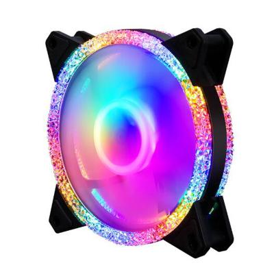 China Computer Case 12cm PC Case RGB Led Fan 12V 120X120X25mm DC Fan for sale