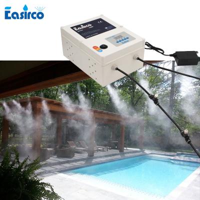 China Garden Mist Maker Mist Cooling System Mist Machine 20pcs Water Mist Sprinklers Outdoor Cooling System for sale