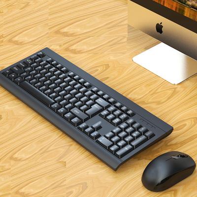 China Black 2.4G Mouse and Keyboard Set Black Desktop 2.4G BT Combination Keyboard and Mouse Combo Outdoor Portable Gaming Keyboard and Mouse Set for sale