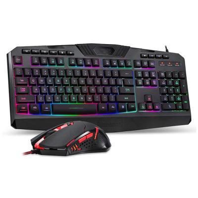 China RGB Gaming Keyboard Mouse Combo Wholesales Free Shipping Teclado Mechanical RGB Backlit Gaming Keyboard and Mouse Combo Set for xbox ps4 PC mac for sale