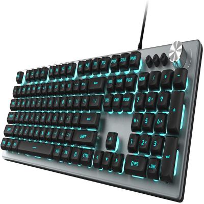 China Anti-Ghosting Gaming Keyboard, RGB Rainbow Ergonomic Standard Wired Backlit Keyboard for Desktop, Computer and PC for sale