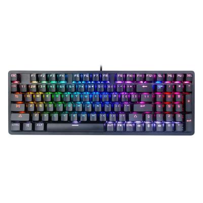 China Teclado Gamer Wholesales Mechanical USB Desktop Gaming Keyboards Teclado Professional Cable Mechanical Gamer With Backlit LED Floating Keytop for sale