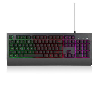 China Teclado gamer wholesale professional 104 key RGB backlight gaming keyboard teclado gamer usb cable laptop keyboard for computer pc for sale