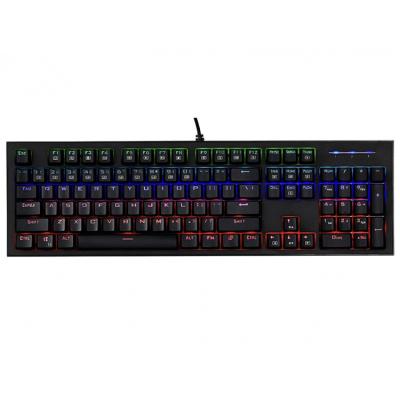 China Mechanical Keyboard Wholesales 104 Key Cable Gaming Keyboard Professional Led Mechanical Laptop RGB Waterproof Black Backlit Keyboard for sale