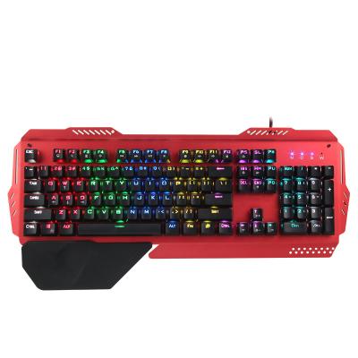 China Gaming Keyboard Best Selling Wholesale 104 Key Switch RGB Blue Chroma Backlit Cable Mechanical Keyboard For Professional Gamer for sale