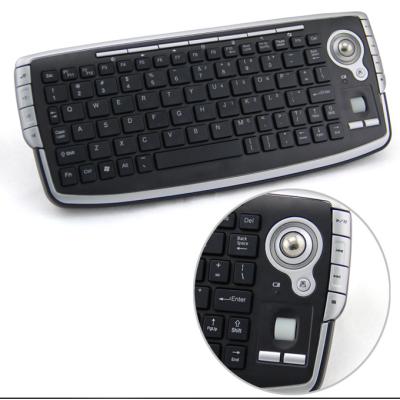 China Anti-ghosting Wholesale 78 Keys 2.4G Smart Wireless Mechanical Keyboard USB Gaming Keyboard With Trackball Mouse For PS3 TV BOX for sale