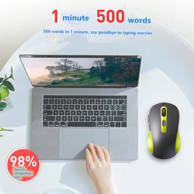 China Home Office Voice Control Mouse 1600DPI OEM Voice Gaming Mouse Smart Optatil Rechargeable Wireless AI Mouse for sale