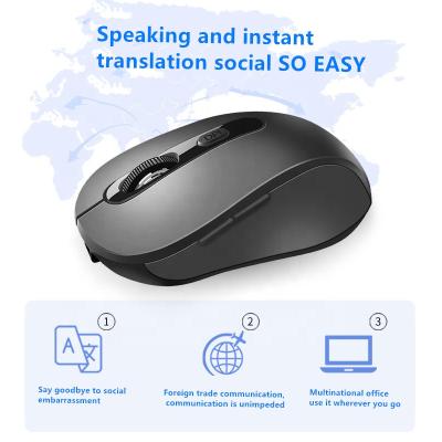 China Home office voice control mouse 1600DPI voice gaming mouse smart optatil rechargeable wireless mouse AI computer mouse for sale